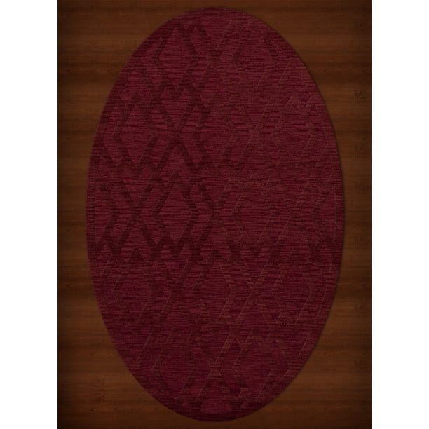 Dalyn Rugs Dover DV1 Rug Rich Red 4' x 6' Oval 